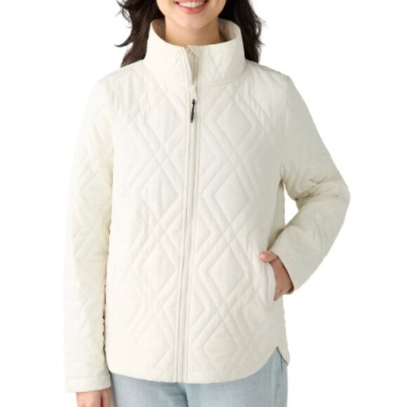 NWT Voyager Women’s Cream Quilted Jacket – Size L - Picture 2 of 12